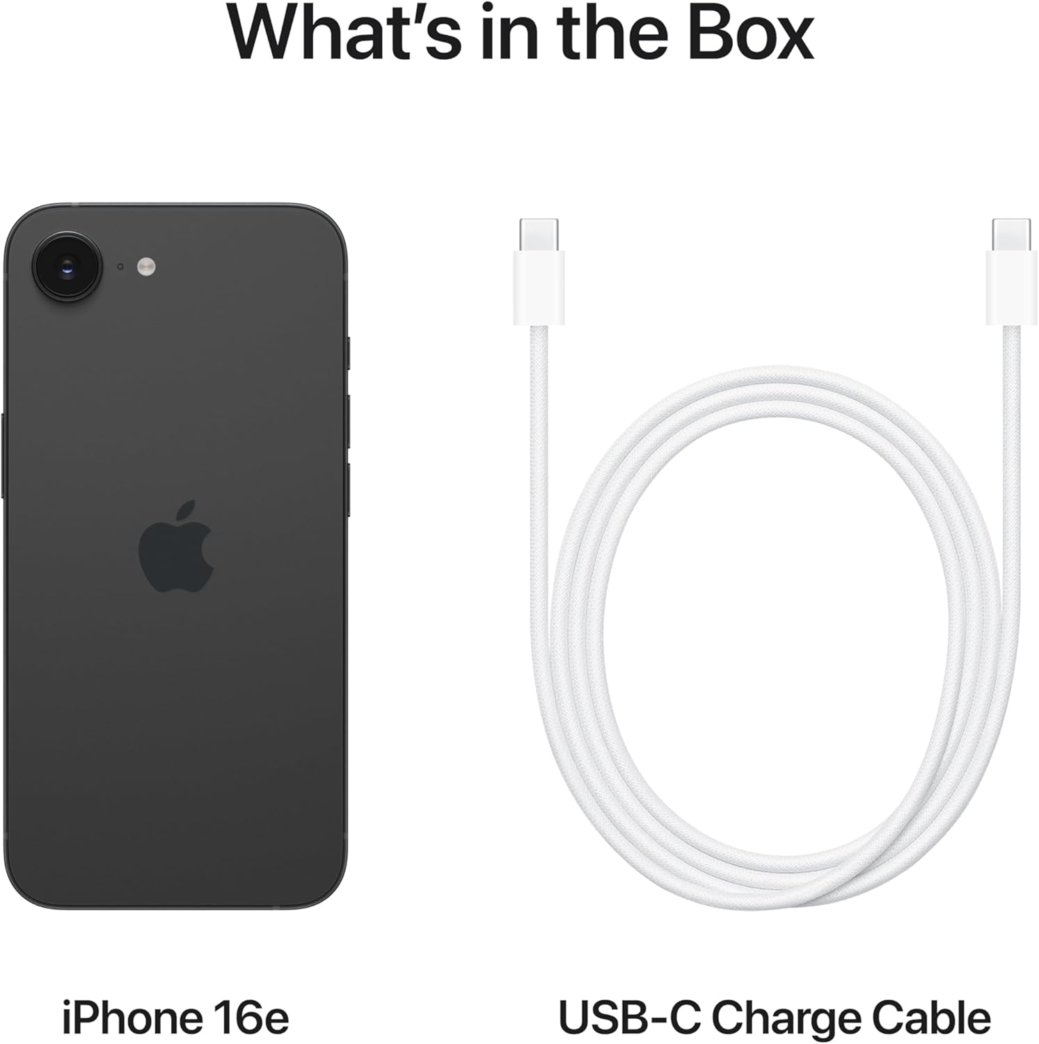 Apple iPhone 16e 5G 6.1'' 48MP iOS Smartphone 128GB Unlocked SIM-Free - Black A